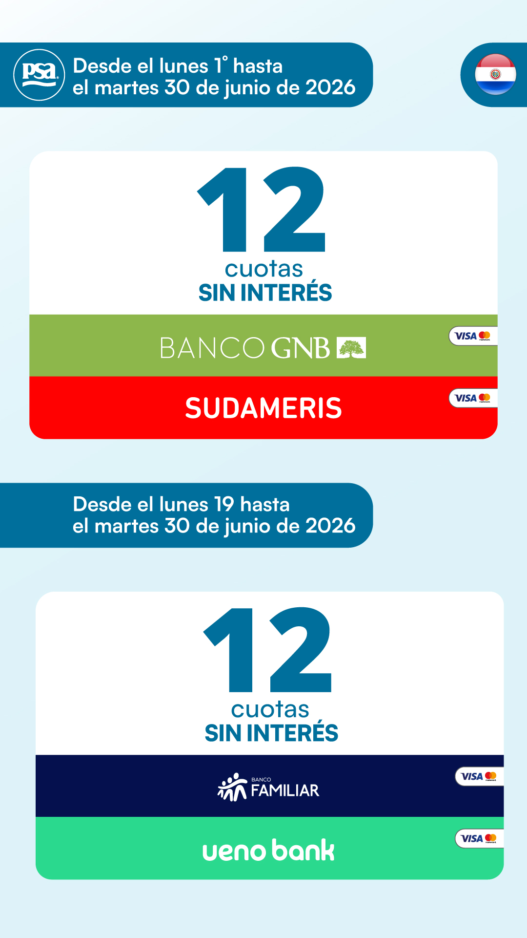 Promociones vigentes 